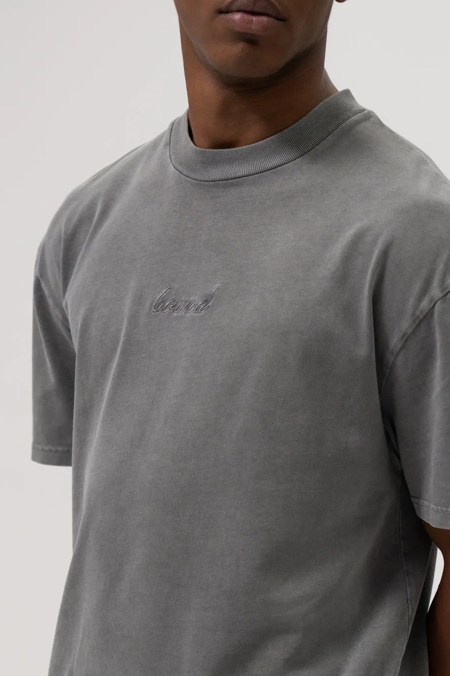 SUSTAIN WASHED GREY TEE