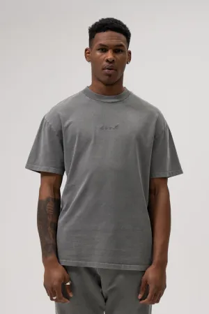 SUSTAIN WASHED GREY TEE