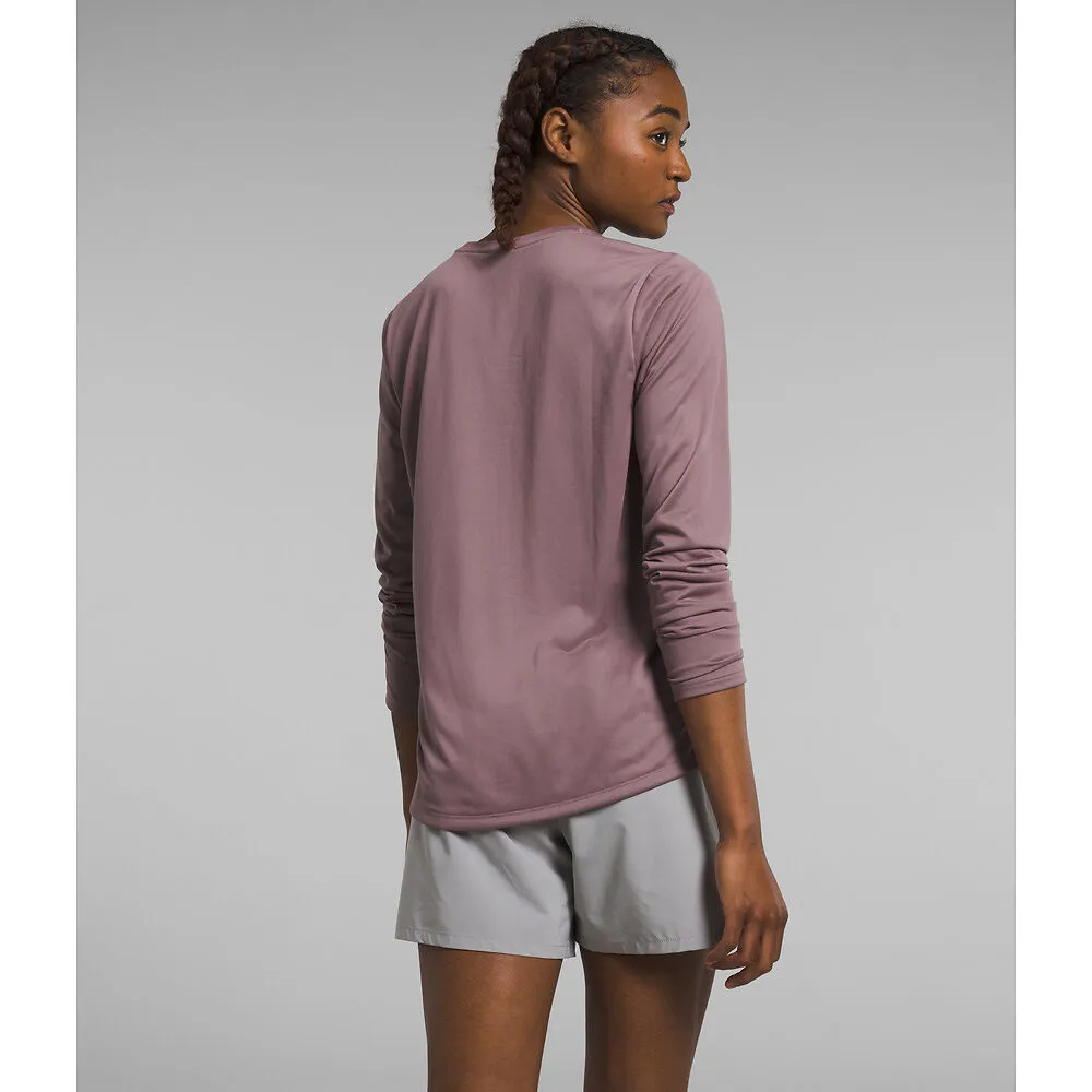 The North Face Womens LS Tee Fawn Grey