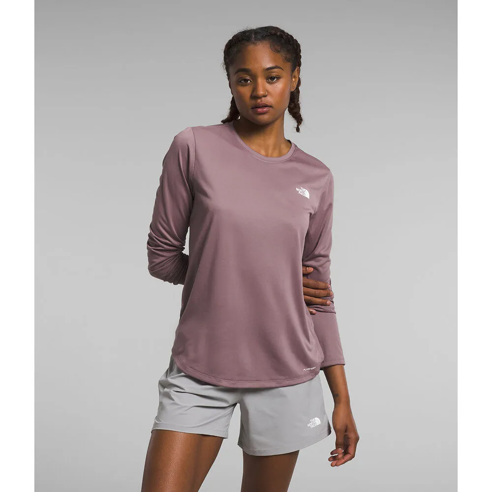 The North Face Womens LS Tee Fawn Grey