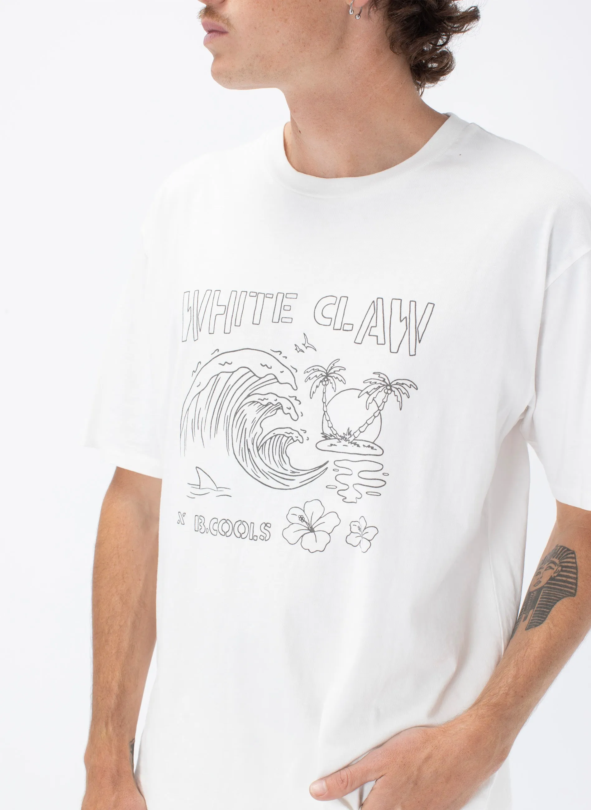 White Claw Tee White