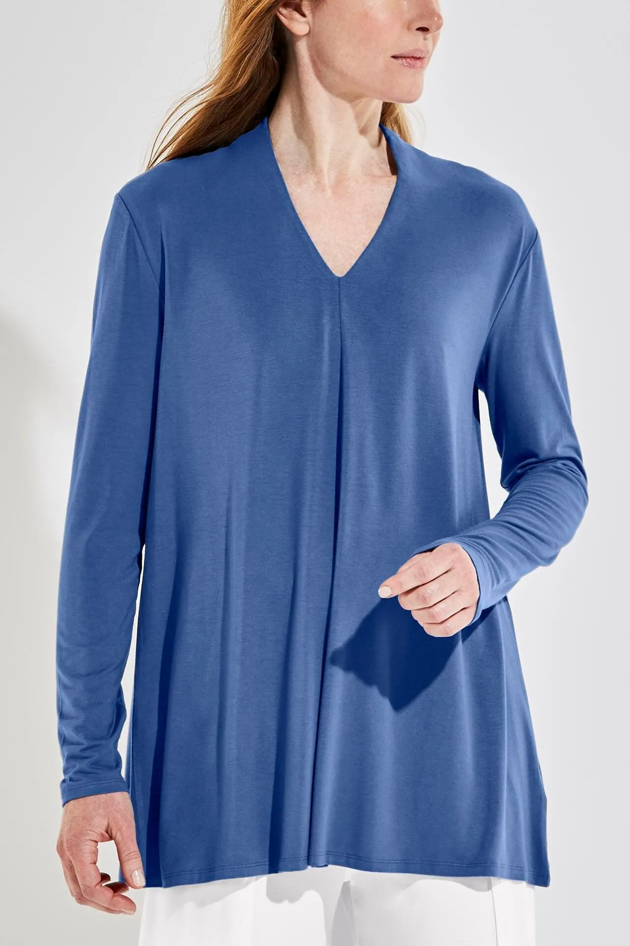 Women's Thera Tunic Top  |  Contemporary Blue