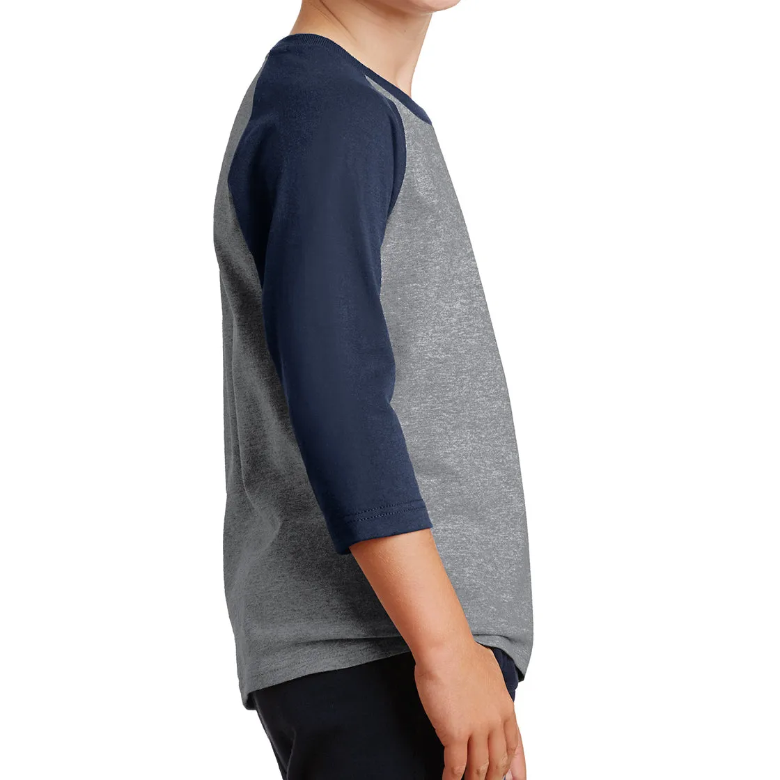 Youth Core Blend 3/4-Sleeve Raglan Tee