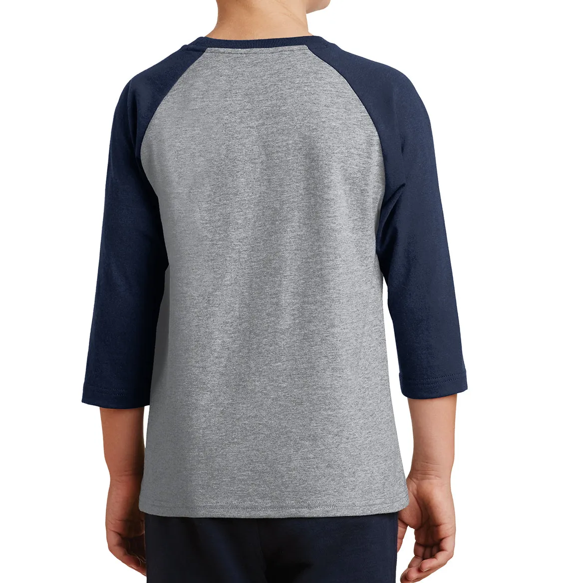 Youth Core Blend 3/4-Sleeve Raglan Tee