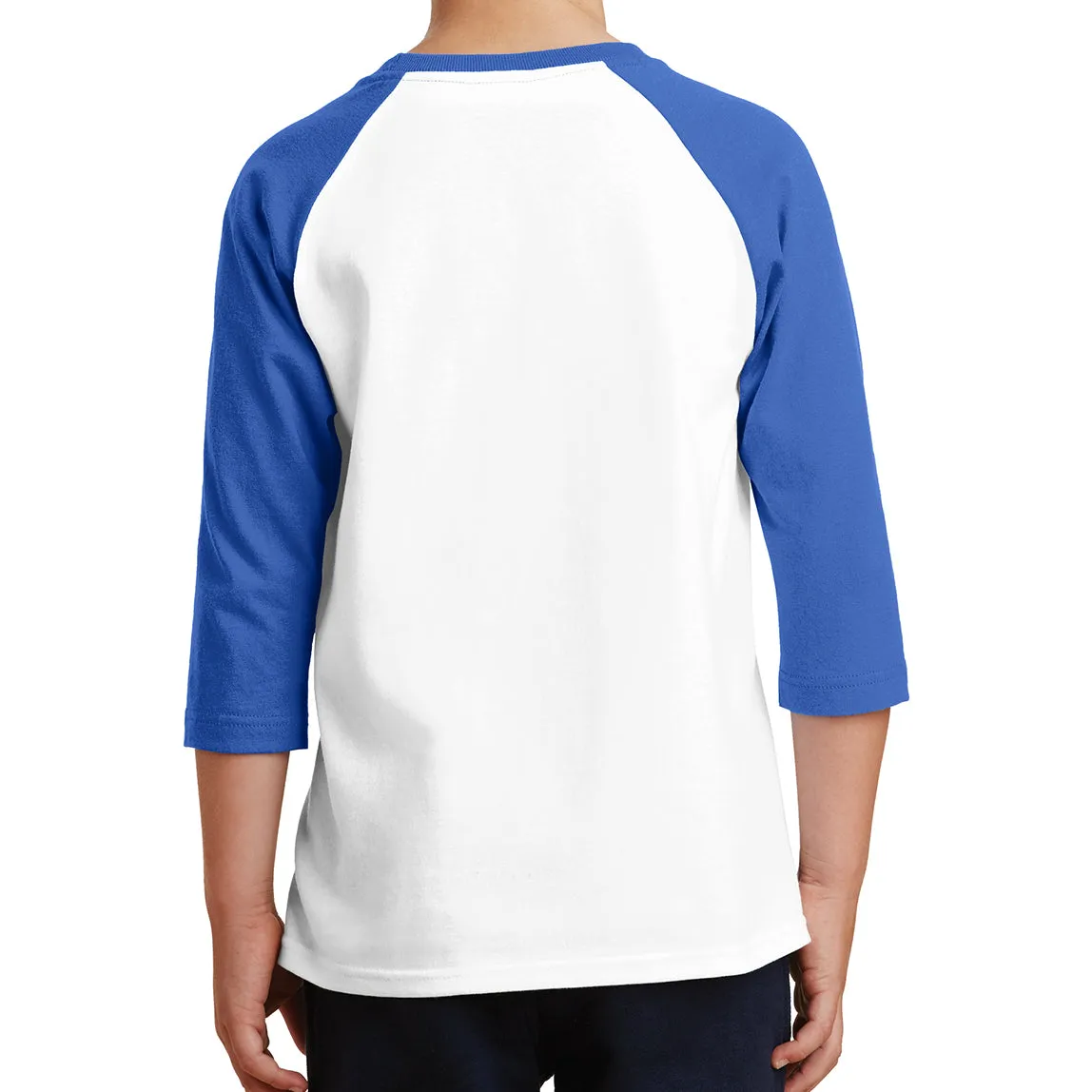 Youth Core Blend 3/4-Sleeve Raglan Tee