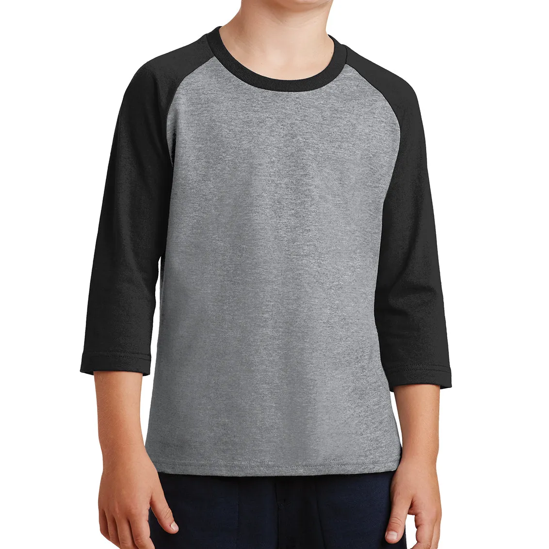 Youth Core Blend 3/4-Sleeve Raglan Tee