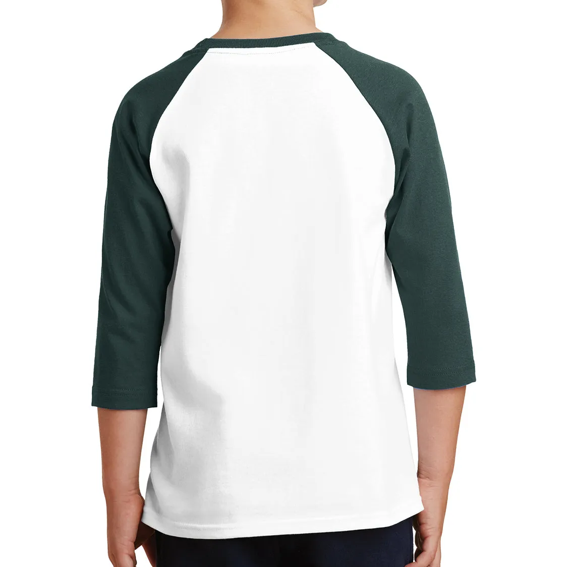 Youth Core Blend 3/4-Sleeve Raglan Tee